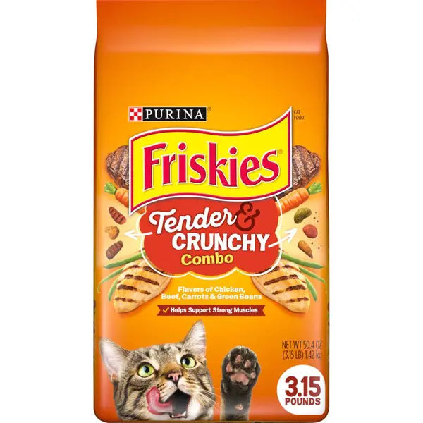 אוכל לחתולים Friskies Tender & Crunch’d 1.4kg