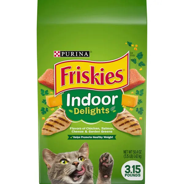 מזון לחתולים פריסקיז אינדור לחתולי בית Friskies Indoor Delights 1.4 ק"ג