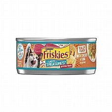 Friskies פריסקיז 156 גרם מזון רטוב לחתולים נתחי עוף וטונה ברוטב (טייסטי טרז׳רס)