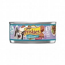 Friskies פריסקיז 156 גרם מזון רטוב לחתולים נתחי הודו וכבד ברוטב (טייסטי טרז׳רס)