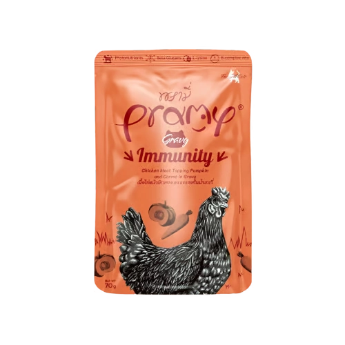 פאוץ פראמי עוף ודלעת 70 גרם