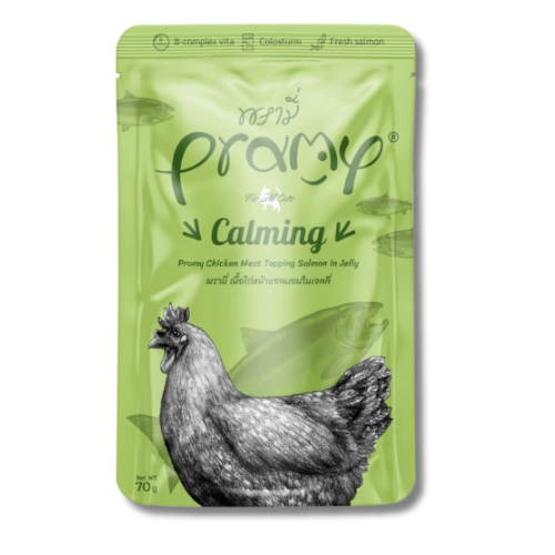 פאוץ פראמי עוף וסלמון בג’לי 70 גרם