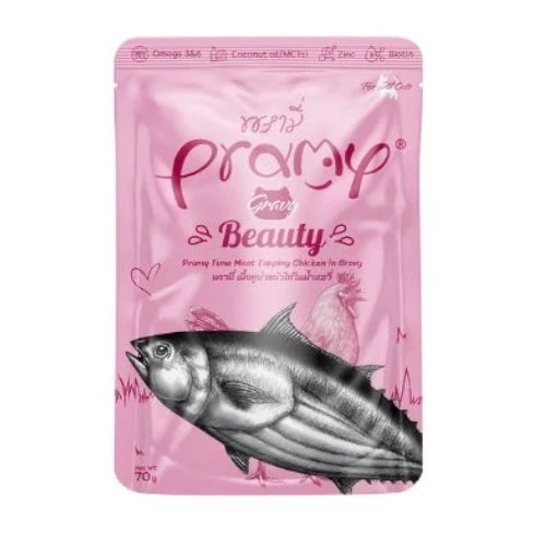 פאוץ פראמי טונה ועוף ברוטב 70 גרם