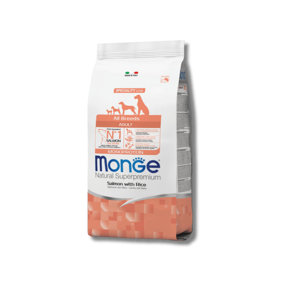 מונג אדולט סלמון ואורז לכלב בוגר - 2.5 ק"ג מונג'