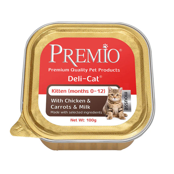 premio מעדן מוס לחתול גור- עוף 100גרם