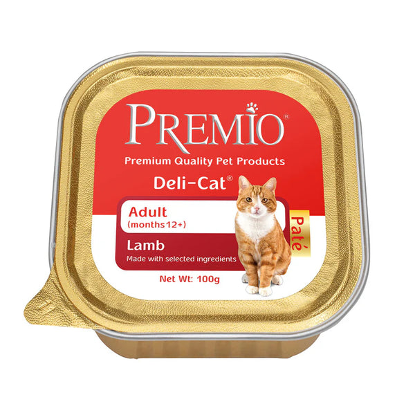 premio מעדן פטה לחתול- כבש 100 גרם