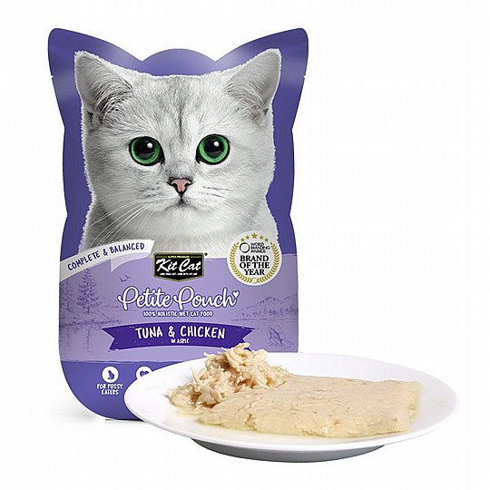 קיט קט פאוץ' לחתול עוף וטונה 70 ג'