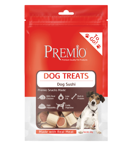 פרמיו חטיף סושי עוף לכלב - 60 גרם