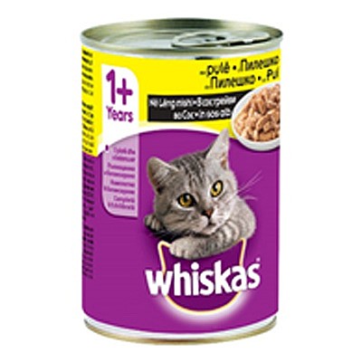 שימור וויסקס WHISKAS 400 gr chicken