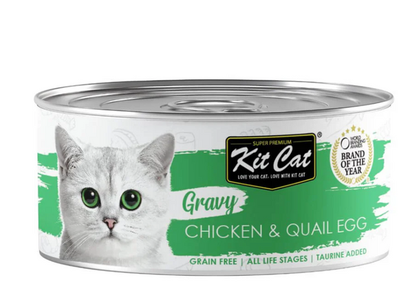 Chicken with Quail Egg 70g - Wet food in Gravy