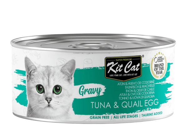 Tuna with Quail Egg 70g - Wet food in Gravy