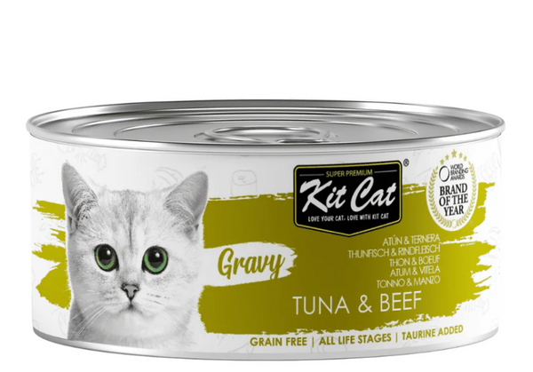 Tuna with Beef 70g - Wet food in Gravy