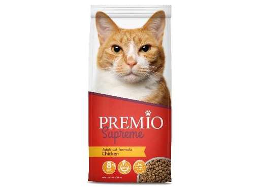 מזון לחתול פרמיו סופרים 15 ק"ג עוף Premio