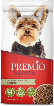 פרמיו סופרים עם עוף לכלב ננסי בוגר 2 ק"ג